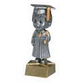 Resin Male Graduate Bobble Head - 6"